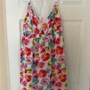 Cacique 100% Cotton Floral Sleepwear with Lace Trim